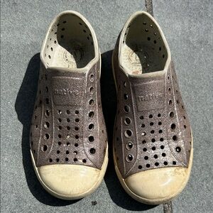 Native Kids Brown and Cream Water Shoes